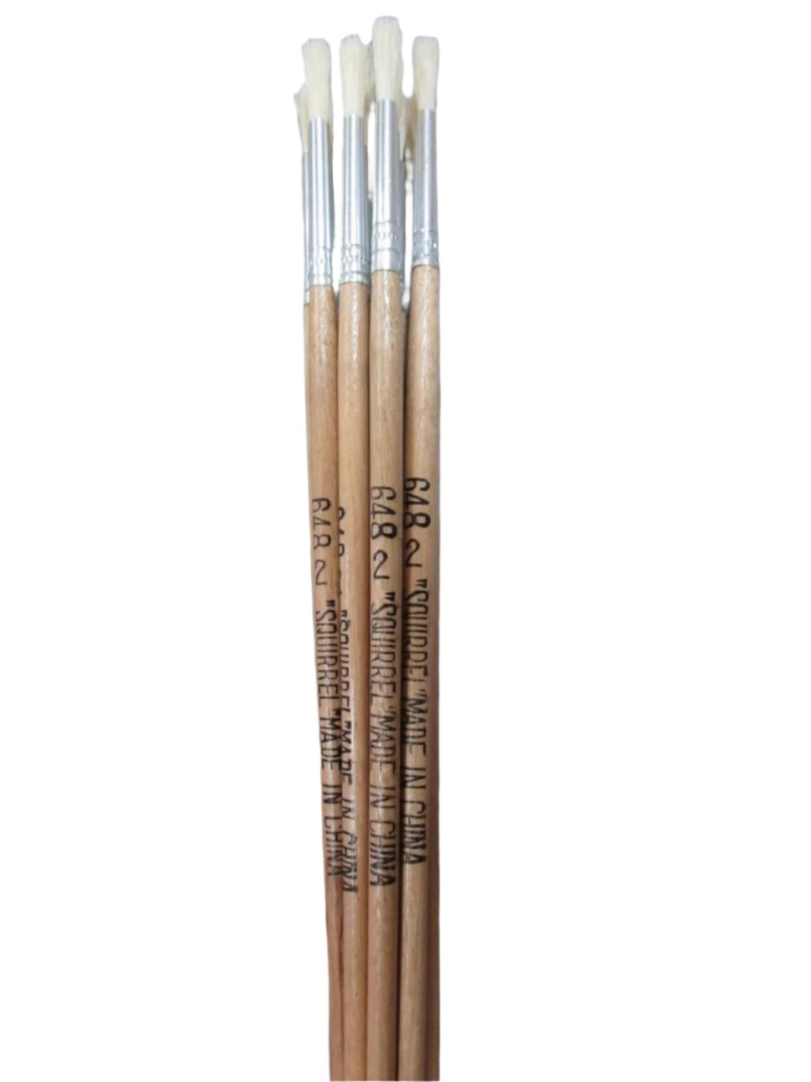 12 pinceaux d'artiste ronds à poils soies de porc pour huile et acrylique, veuillez choisir votre taille