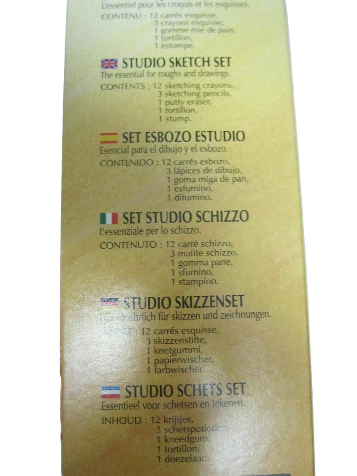 Conté à Paris Set Esquisse Etude