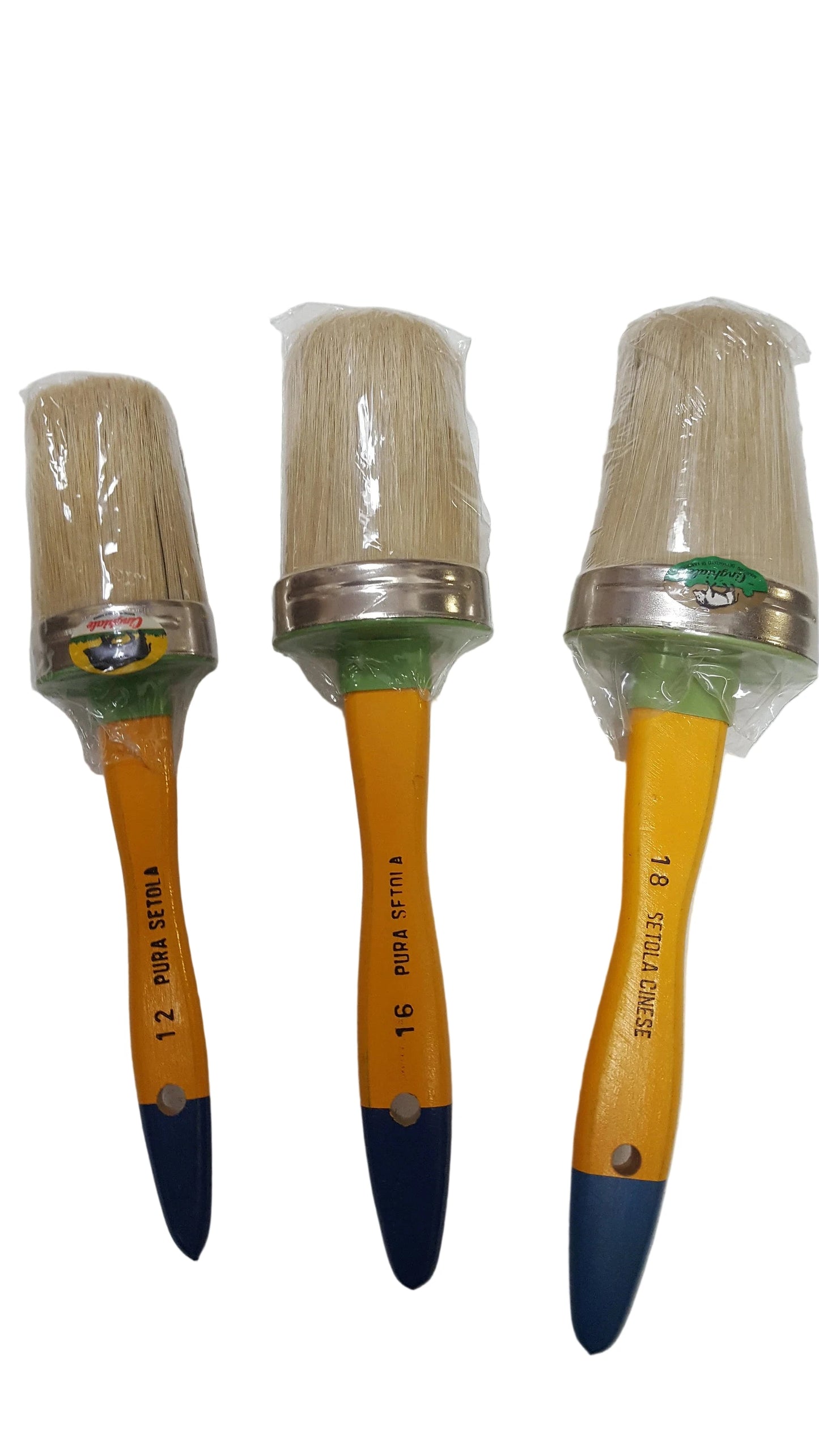 Professional Oval Paint brush Made in Italy by Cinghiale