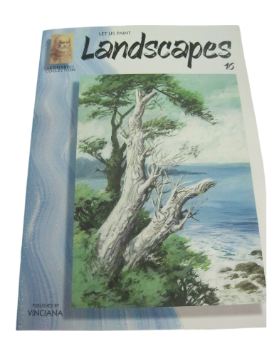 Leonardo Collection Art book Let Us Paint Landscapes #16--Published by Vinciana