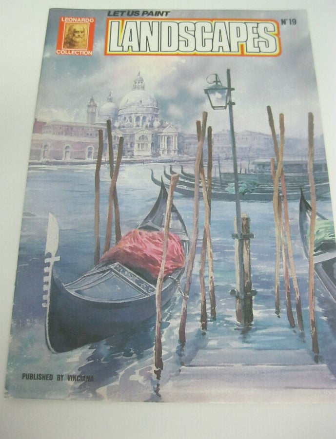 Leonardo Collection Art book Let Us Paint Landscapes #19--Published by Vinciana