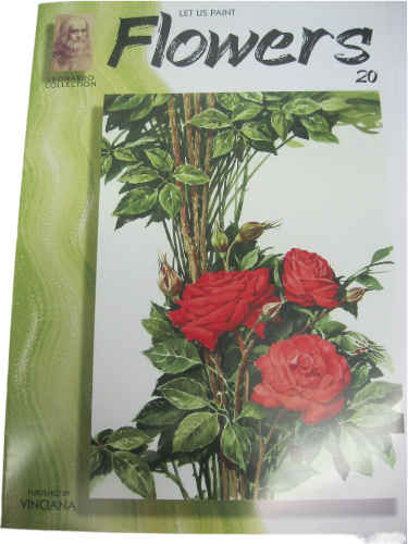 Leonardo Collection Art book Let Us Paint Flowers #20--Published by Vinciana