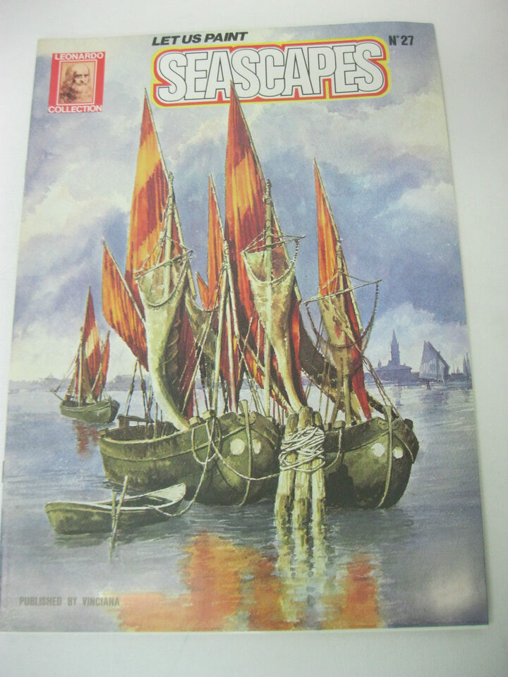 Leonardo Collection Art book Let Us Paint Seascapes #27--Published by Vinciana