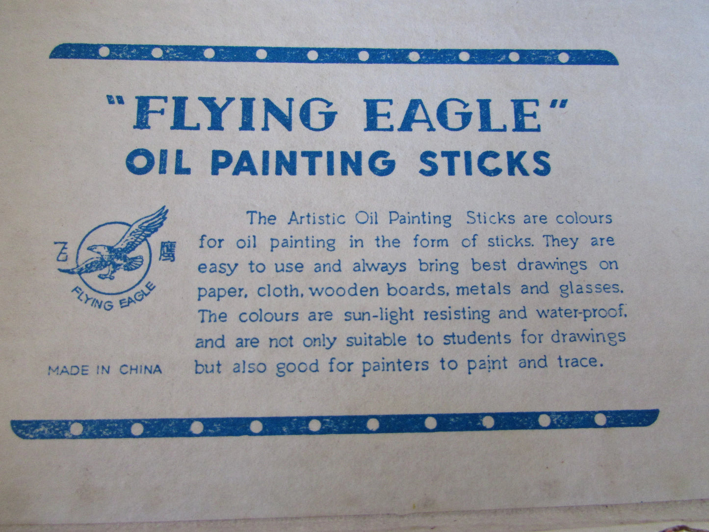 6---Vintage Flying Eagle Artistic Oil Painting Sticks set of 15pcs ---Total of 90 sticks