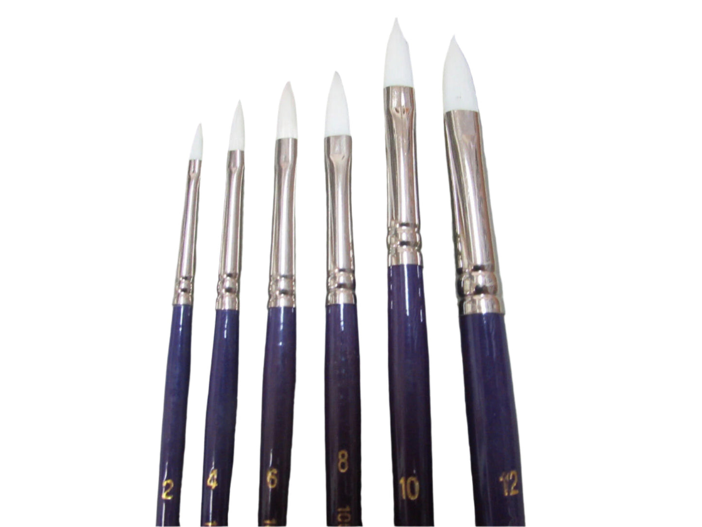 Artist Synthetic Sable Filbert brushes -Short Handle