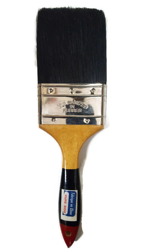 Pinceau professionnel Eterna vulcanisé en caoutchouc 100 % poils noirs purs 3'' Série 810