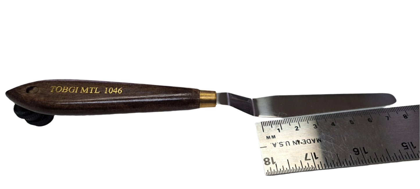 Couteau à peindre pour artistes manche en bois pour artistes