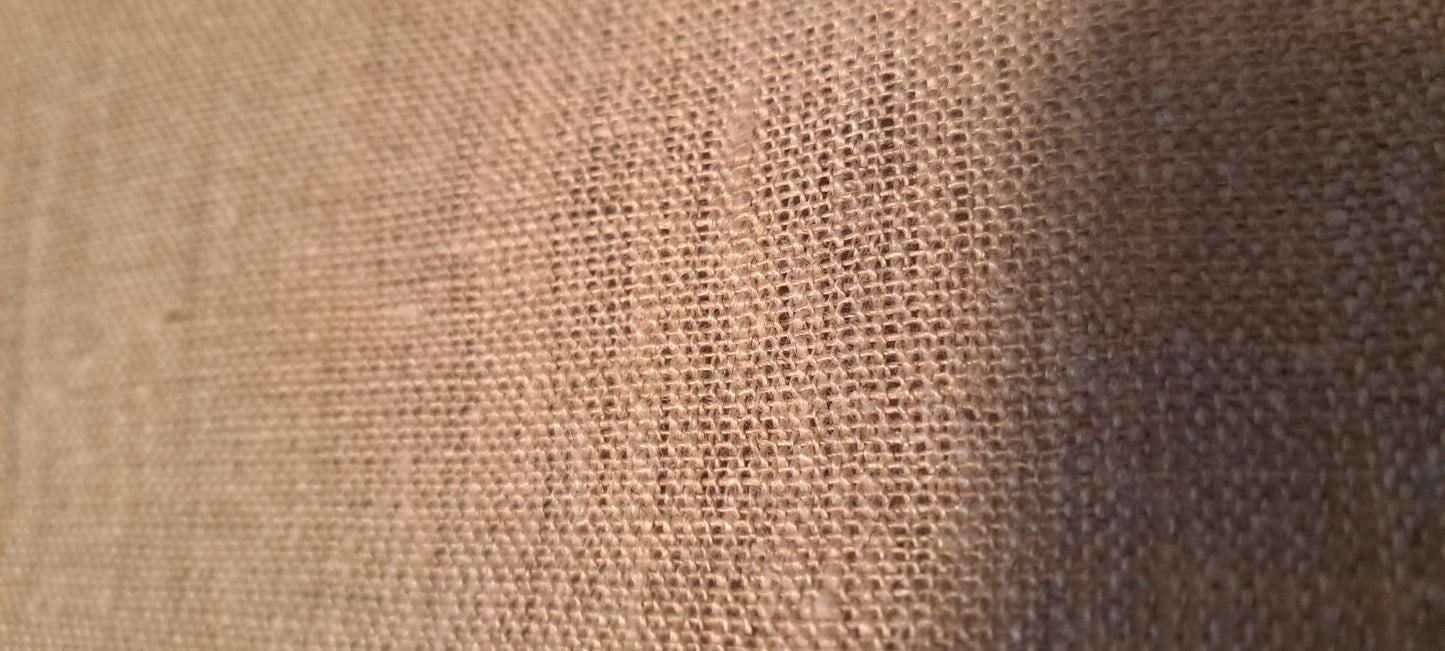 Artist folded Raw Unprimed Linen Canvas 96''  inch sold by the yard