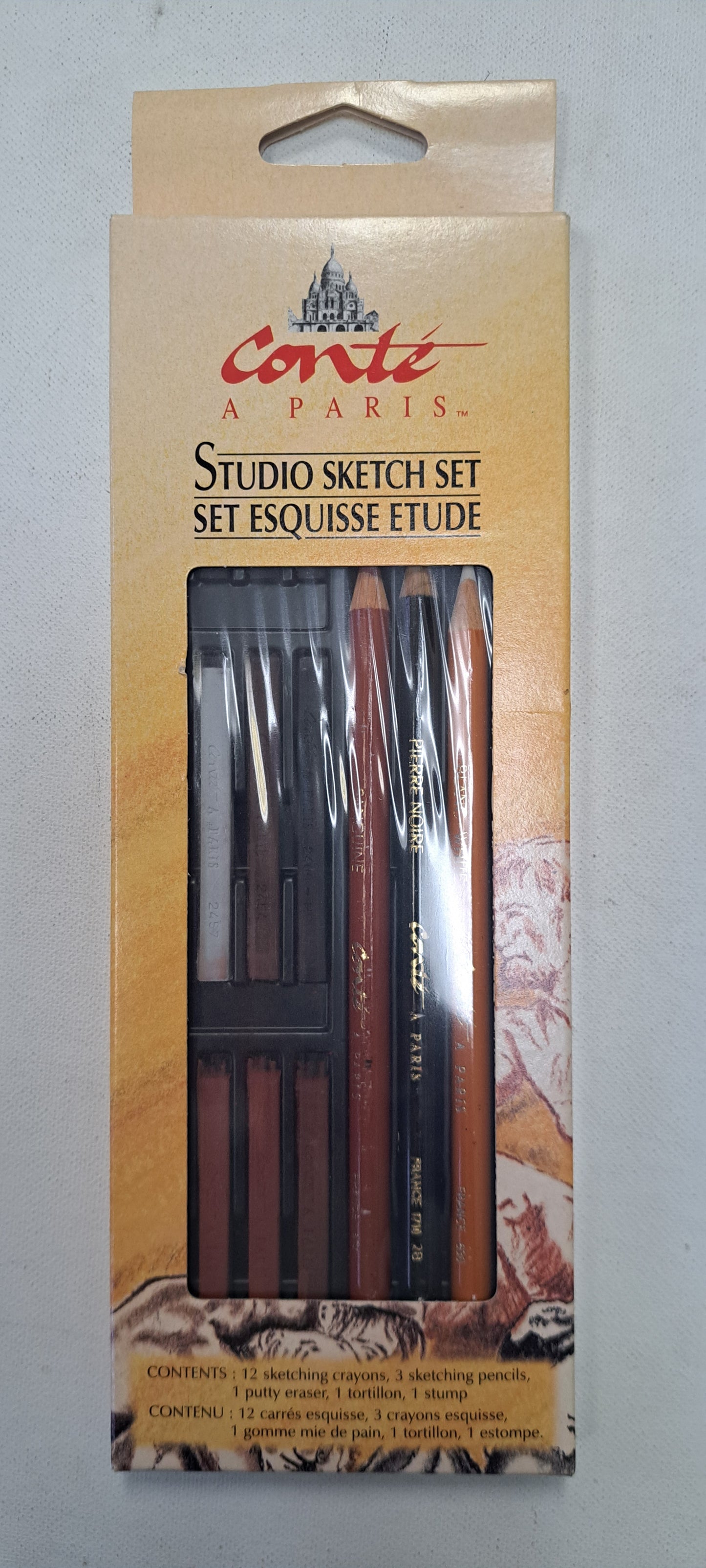 Conté à Paris Set Esquisse Etude 