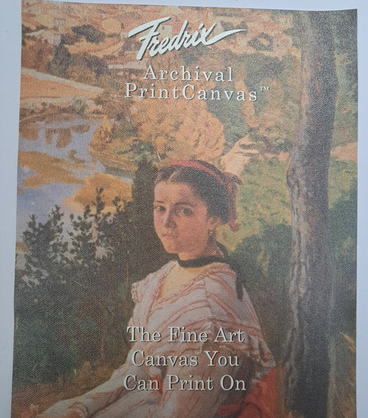 Toile d'impression jet d'encre Fredrix (coton) rouleau 575 IJ - 36 po x 25 pi Fabriqué aux États-Unis