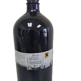 Ferrario Glass Paint Vetro Color Transparent Paint with UV filter --1 Litre -1000ml -- Made in Italy