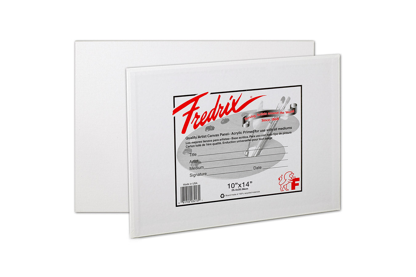 12 Toile cartonnée FREDRIX  6'' X 12'' 