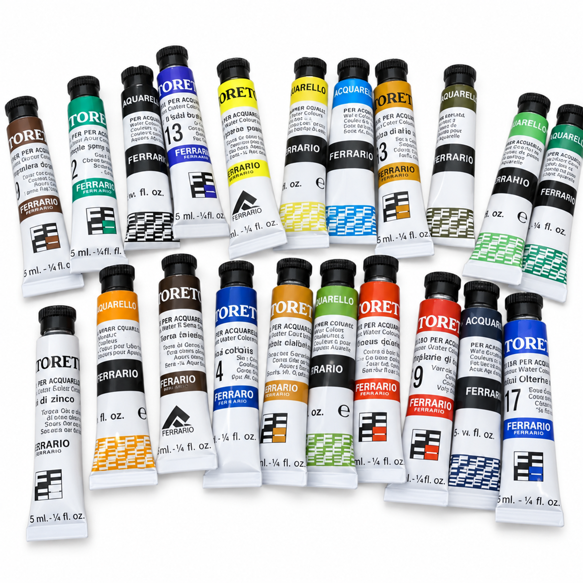 Ferrario Fine Watercolor TINTORETTO 7.5ml tube Made in Italy
