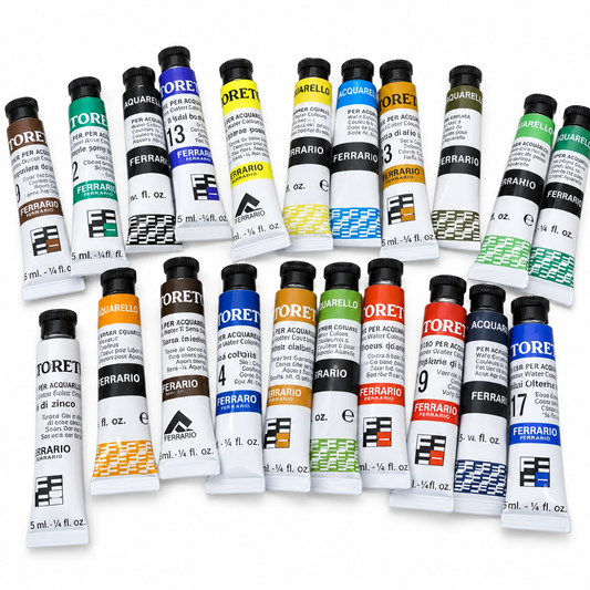 Ferrario Fine Watercolor TINTORETTO 7.5ml tube Made in Italy