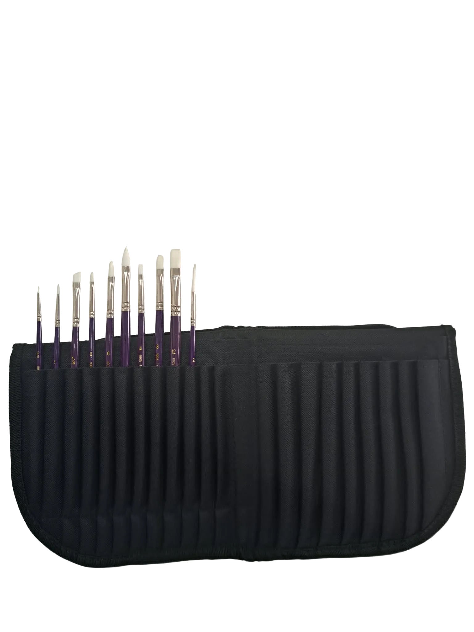 11pcs paint brush set with case 