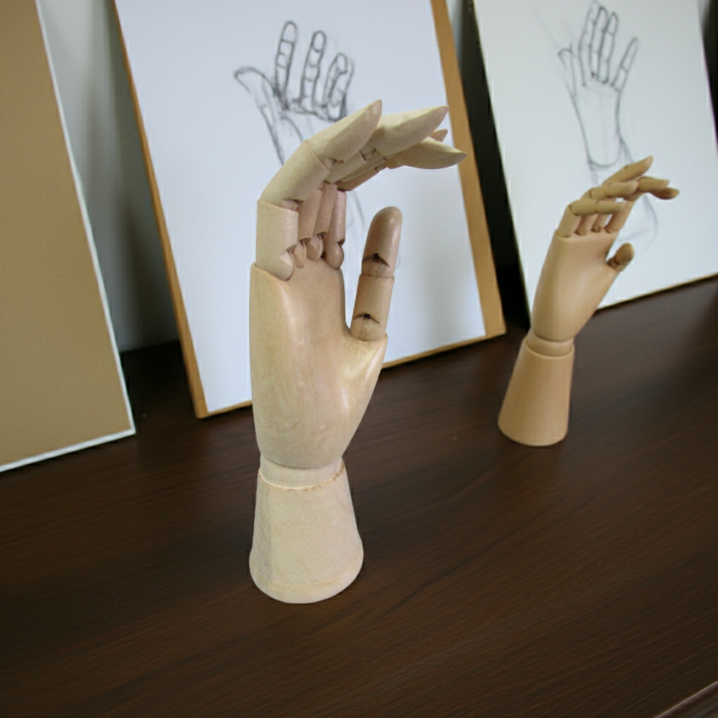 Artist Wooden Female Right Hand Art Mannequin-manikin--for drawing Jewellery Display Ring Display and more!