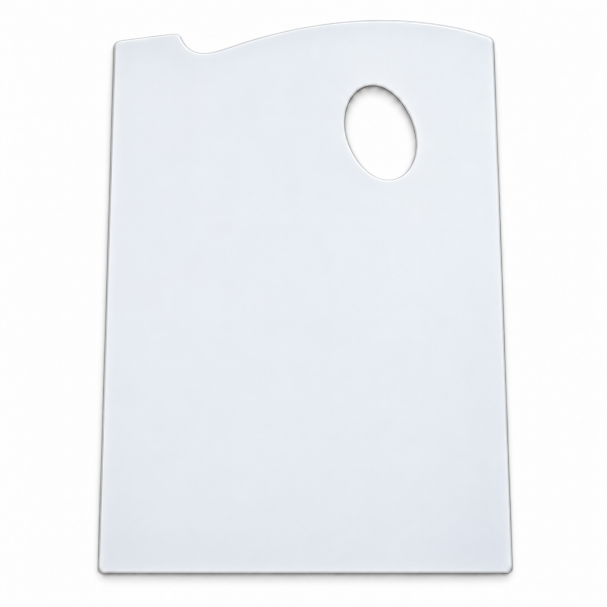 Artist Plastic Palette with thumb hole 11 1/2 x 7 1/4 for oil and Acrylic