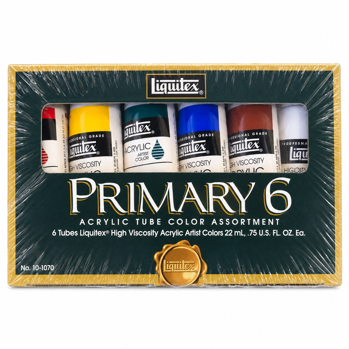 Liquitex Haute Viscosité Primaire 6 --- tubes de 22 ml Assortiment