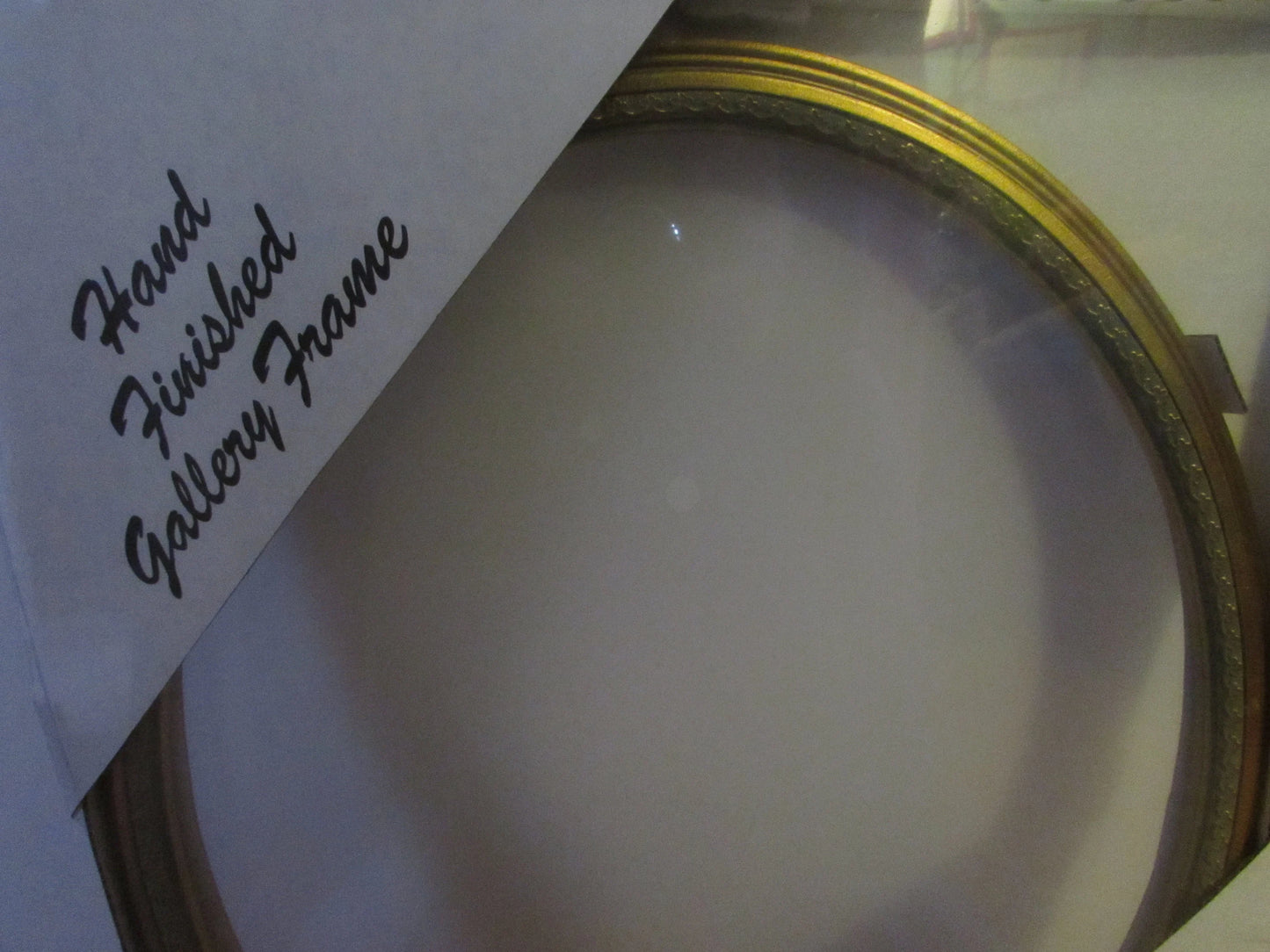 Gold Leaf Hand-Finished Gallery Oval Picture Frame 11x14 Model 450