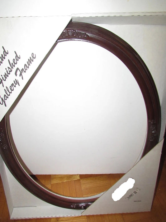 Cadre ovale Brun  11''x14'' Modèle 452