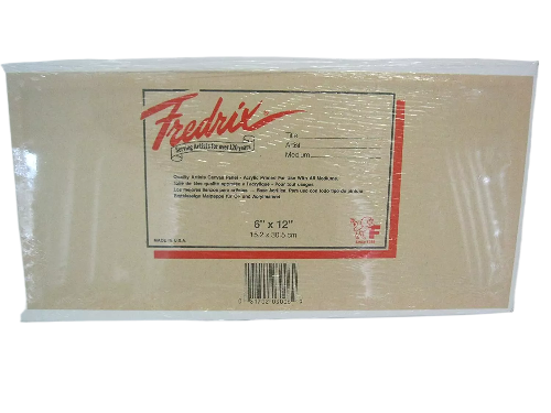 12 Toile cartonnée FREDRIX  6'' X 12'' 