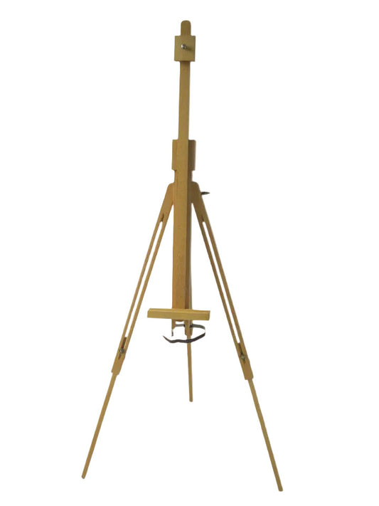 Artist portable wooden plein air field sketch easel for painting and display