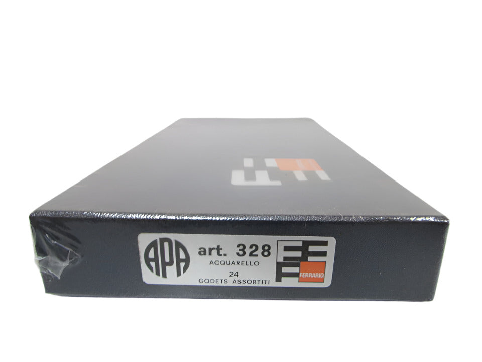 Coffret de 24 peintures aquarelles extra-fines Ferrario Artist, godets complets (ITALIE)