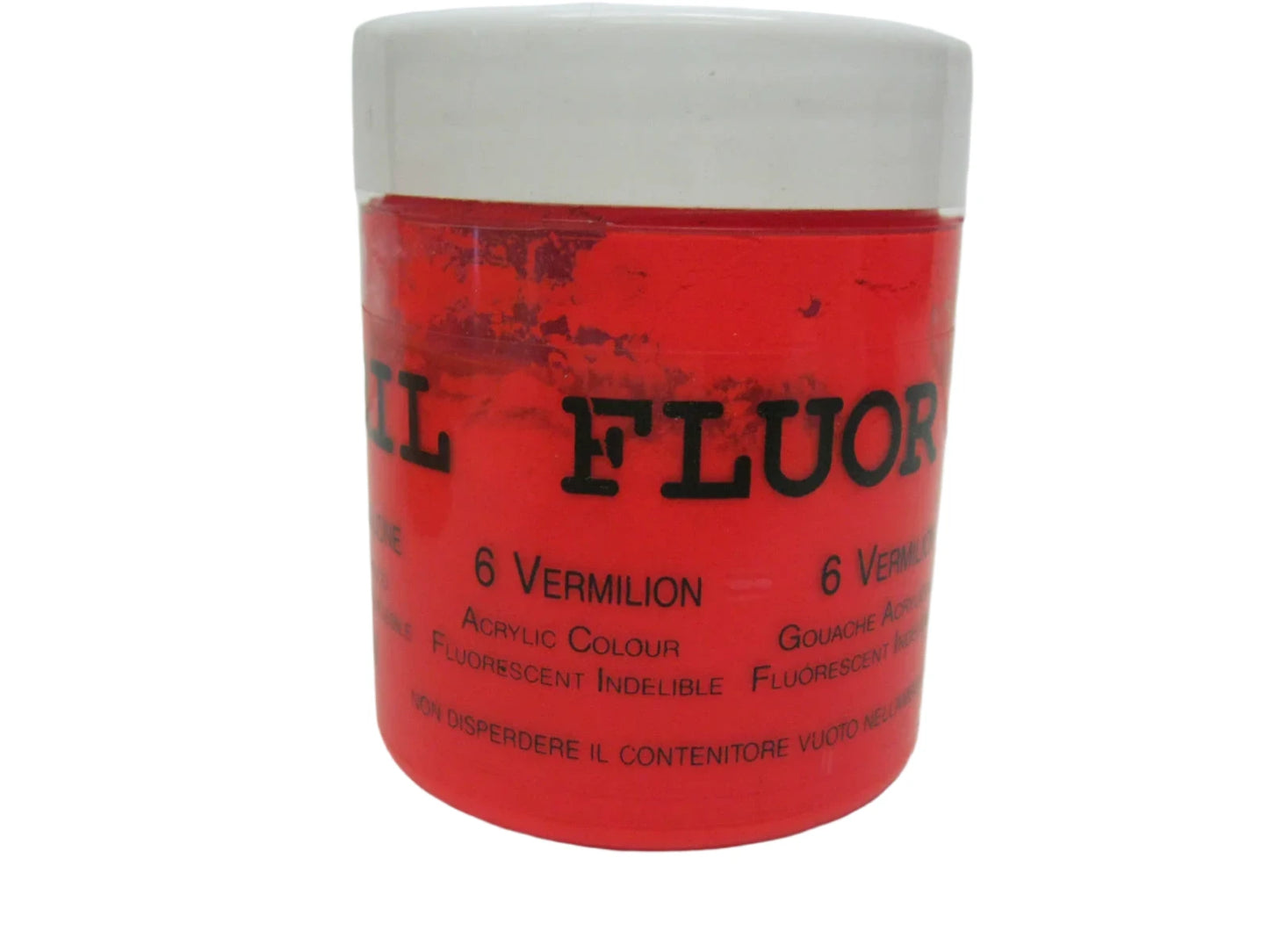 Ferrario Cril Fluor 110ml Peinture acrylique indélébile fluorescente - Fabriquée en Italie