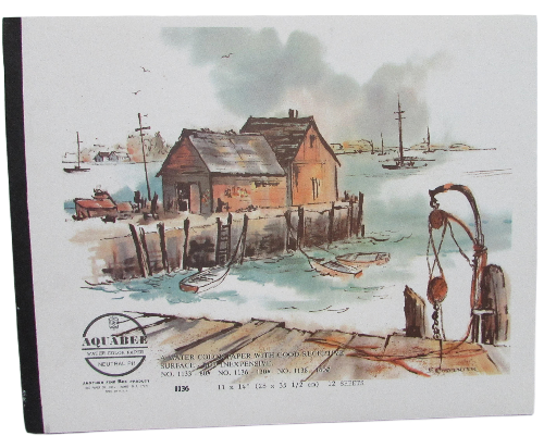 Aquabee Bloc de papier aquarelle , 12 feuilles, fabriqué aux États-Unis