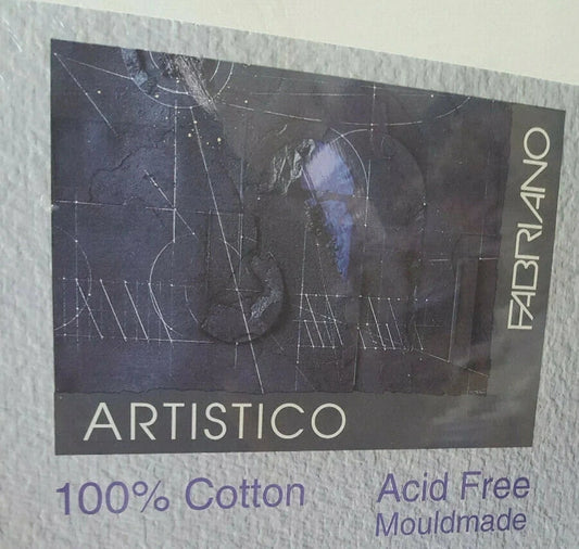 Papier aquarelle Fabriano Artistico 300 grammes 56x76cm Pressé à froid Fabriqué en Italie En magasin uniquement