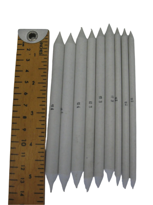 Estompe à deux têtes en papier pour artiste 