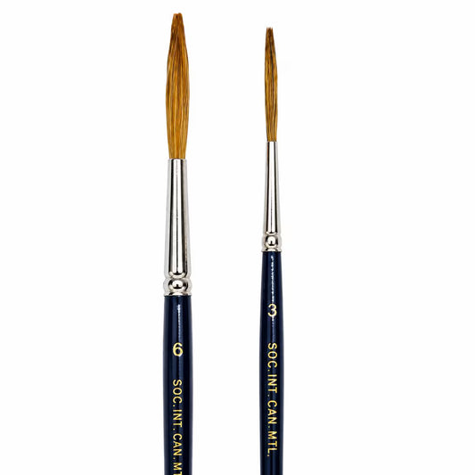 Pinceau à tracer pour lettrage Sabeline – Poils extra-longs, brosse biseautée