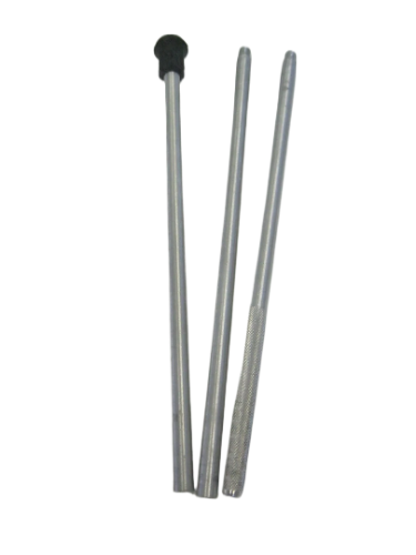 Artist Mahl Stick with Rubber Tip – 3-Section Aluminum Support Rod for Steady Hand Painting & Signwriting