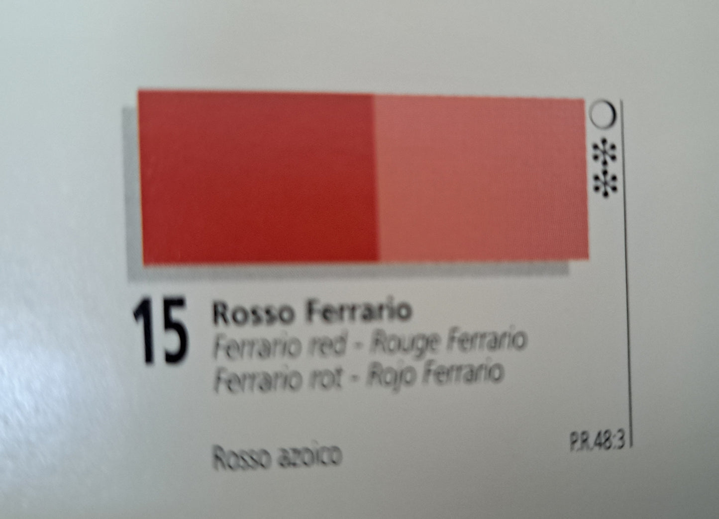 Peinture à l'huile Ferrario Oil Master qualité artiste 60 ml - Fabriquées en Italie