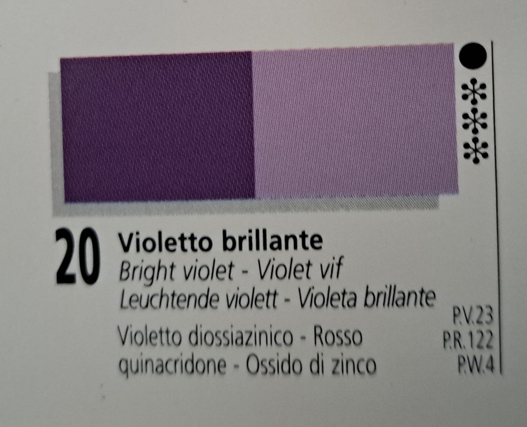 Peinture à l'huile Ferrario Oil Master qualité artiste 60 ml - Fabriquées en Italie