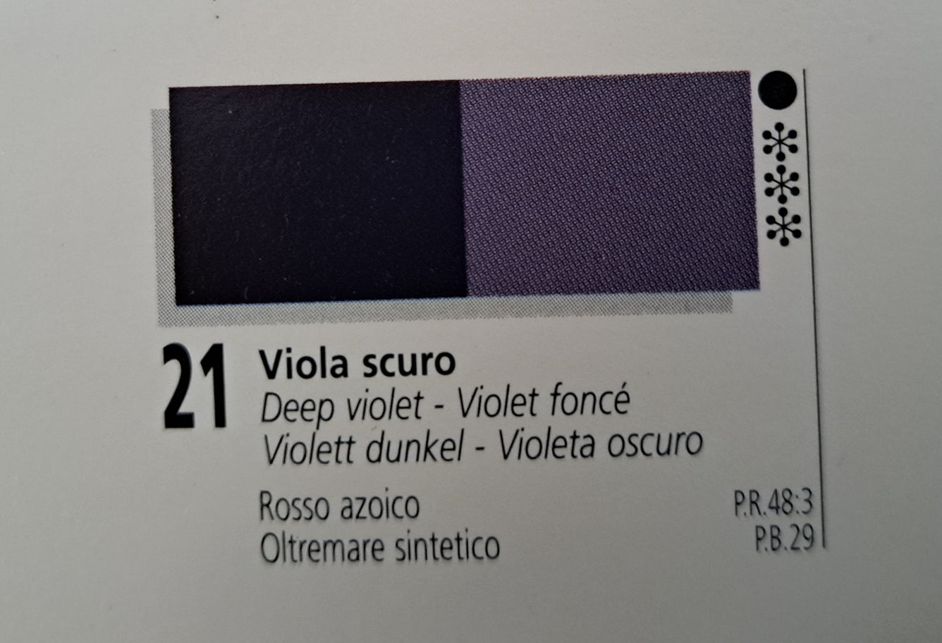 Peinture à l'huile Ferrario Oil Master qualité artiste 60 ml - Fabriquées en Italie