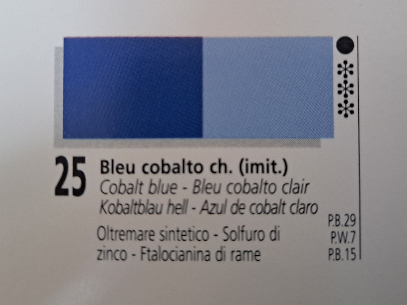 Peinture à l'huile Ferrario Oil Master qualité artiste 60 ml - Fabriquées en Italie