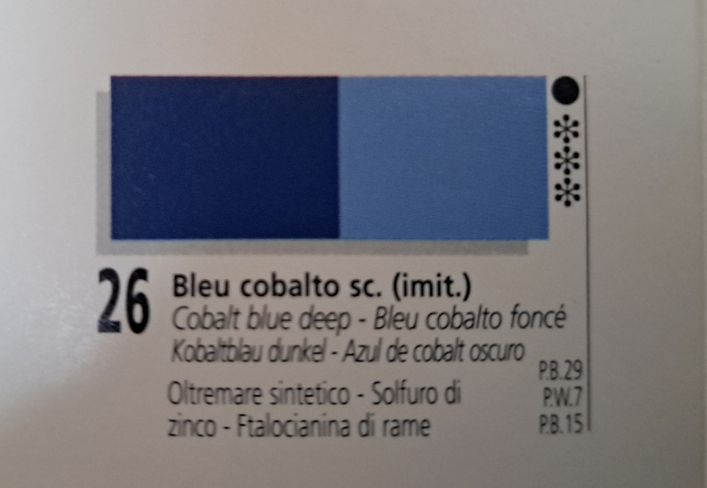 Peinture à l'huile Ferrario Oil Master qualité artiste 60 ml - Fabriquées en Italie