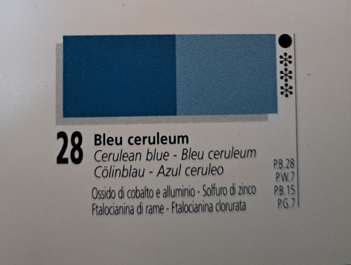 Peinture à l'huile Ferrario Oil Master qualité artiste 60 ml - Fabriquées en Italie