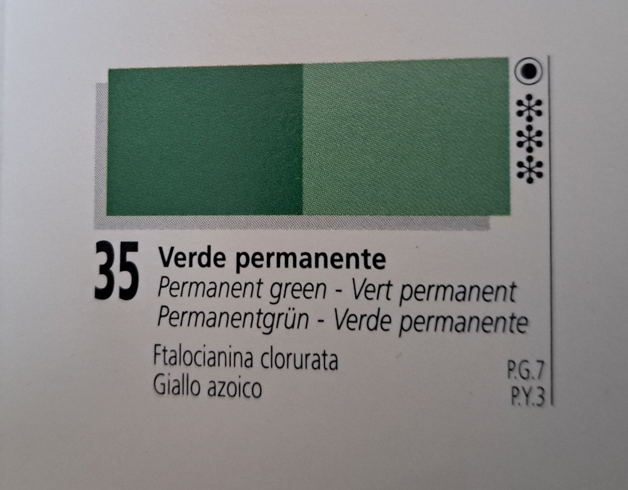 Peinture à l'huile Ferrario Oil Master qualité artiste 60 ml - Fabriquées en Italie
