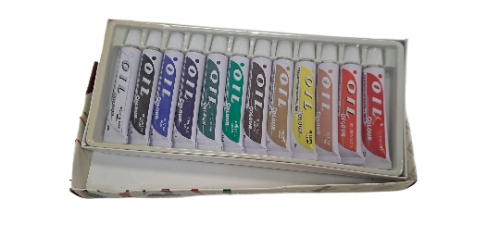Ensemble de peinture à l'huile d'artiste 12 tubes - 12 ml