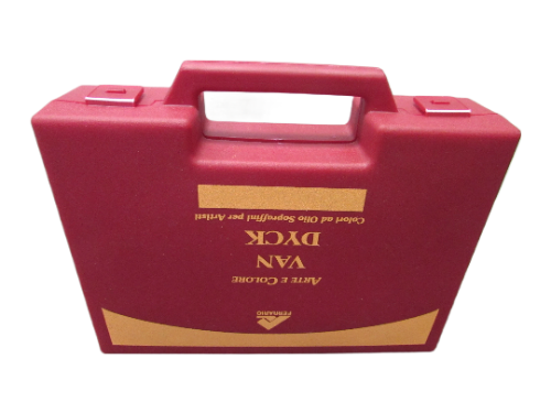 Ensemble Peinture à l'huile Ferrario Van Dyck de qualité artistique avec coffre  en plastique