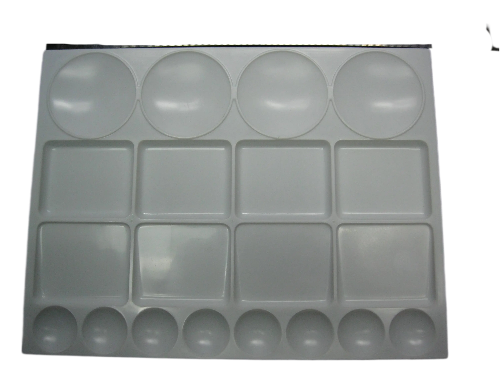Palette  en plastique  10" X13" pour aquarelle et plus encore !