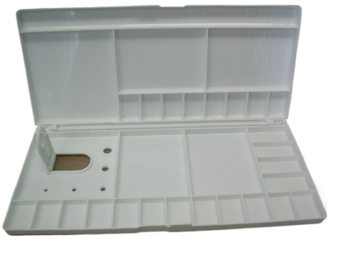 Palette de peinture pliante en plastique aquarelle