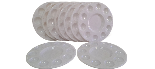 Palette plastique Ronde 10 puits