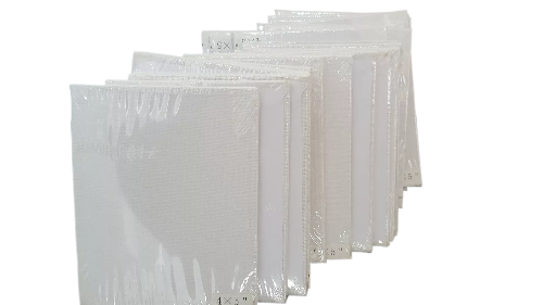 12 panneaux de toile de qualité artistique 4'' X 5'' pouces