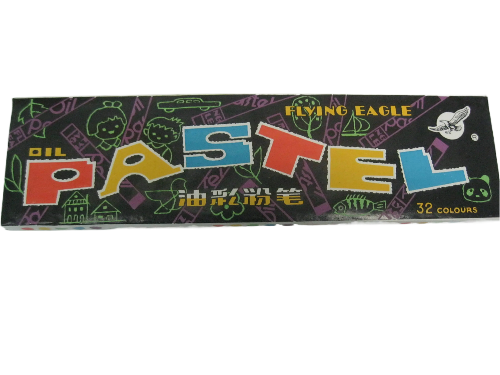 Ensemble de 32 pastels à l'huile Flying Eagle