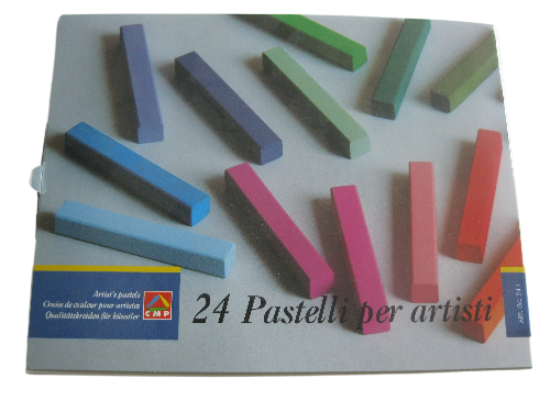Ensemble de 24 pastels d'artiste  fabriqué en Italie