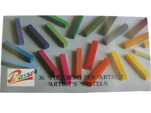 Ensemble 36 pastels d'artiste  fabriqué en Italie