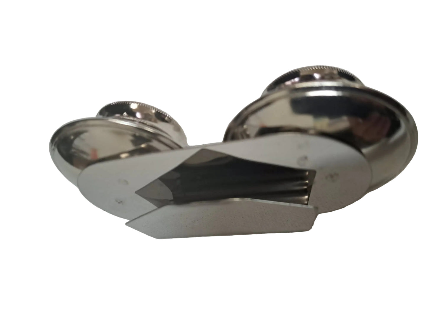 Godet double en acier inoxydable avec couvercles